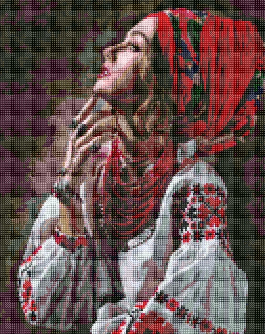 Алмазна мозаїка Ідейка на підрамнику Квіти-зорі 40х50см 7352 | книга Mirava