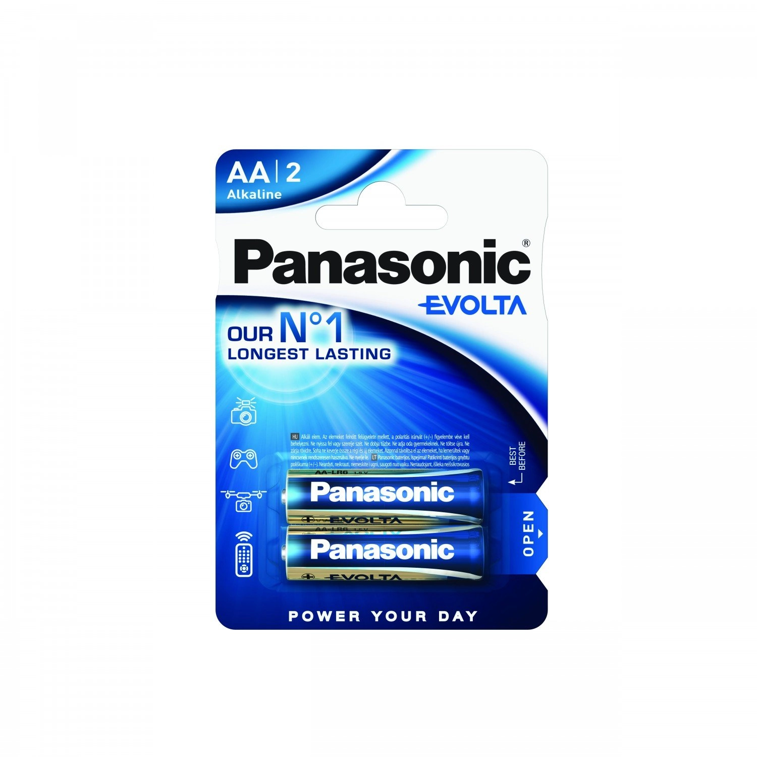 Батарейка PANASONIC LR06 Evolta 1x2 шт.