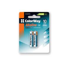 Батарейка СolorWay Alkaline Power лужні AAA (2шт) blister