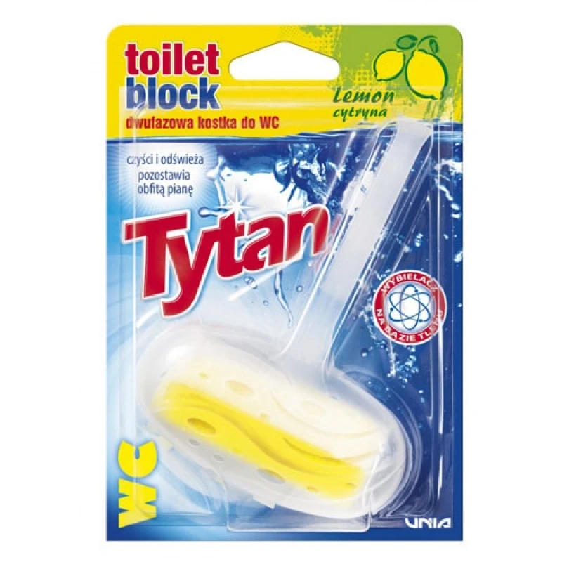 Блок туалетний двофазний Лимонний корзинка TYTAN 40г