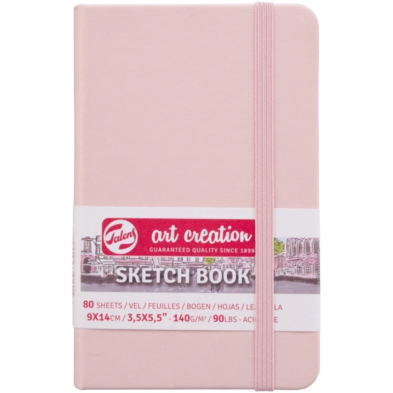 Блокнот для графіки Talens Art Creation 140г/м2, 9*14см, 80л., Pastel Pink, Royal Talens