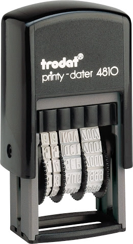 Датер пластиковий Trodat 3,8 мм. УКР 4810