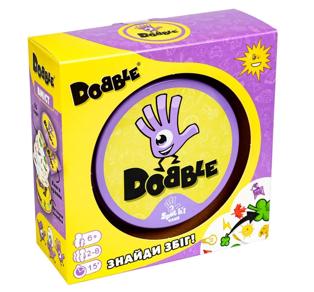 Гра настільна Dobble Доббл или Spot It