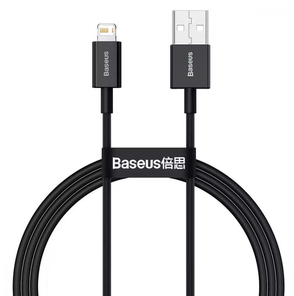 Кабель Baseus Superior Series Fast Charging Lightning 2.4A (1m) black