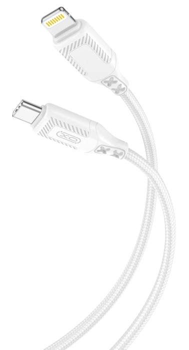 кабель XO NBQ236A Braided Type-C to Lightning - 27W - 1m (Білий)