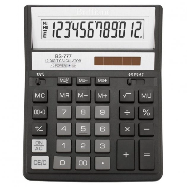 Калькулятор Brilliant BS-777 М 777-BK BS