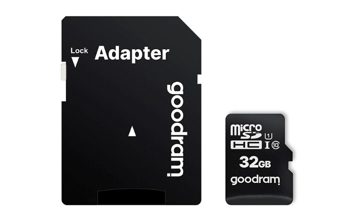 Карта пам`яті MicroSDHC 32GB UHS-I Class 10 GOODRAM + SD-adapter (M1AA-0320R12)