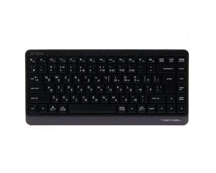 Клавіатура бездротова A4Tech Fstyler FBK11 (Grey), USB, колір сірий
