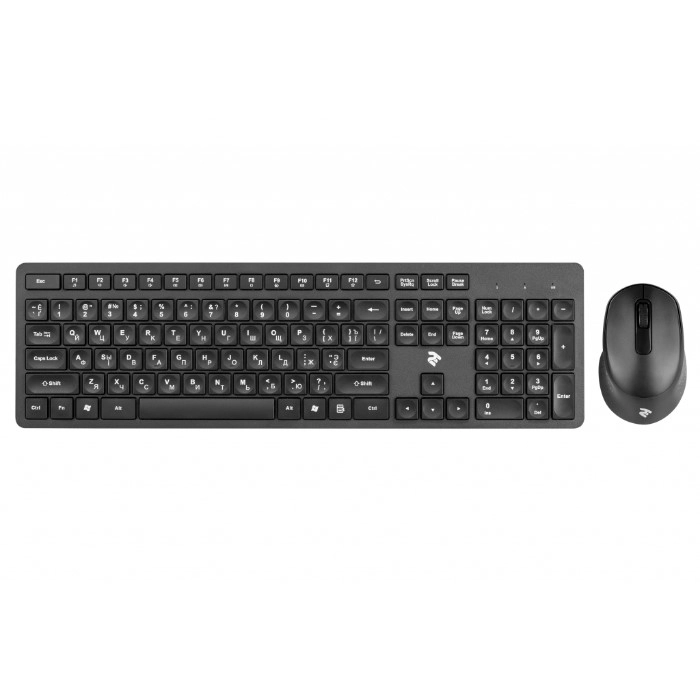 Комплект клавіатура та миша 2E MK420 Wireless Black (2E-MK420WB)