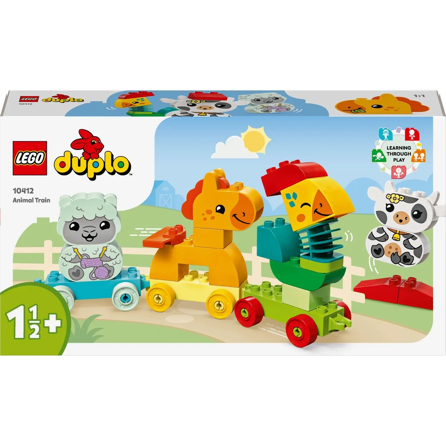 Конструктор Lego Duplo My First Потяг тваринок 19 деталей