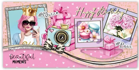 Конверт для грошей Folio К-560 Happy birthday дів