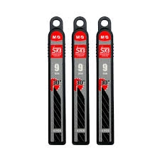 Леза для ножа M&G Cutter 30°BK Blade 9мм 6шт 913T8