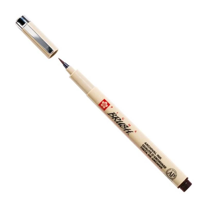 Лінер-пензель PIGMA Brush, Чорний, Sakura