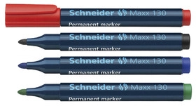 Маркер перманентний круглий чорний 130 Schneider