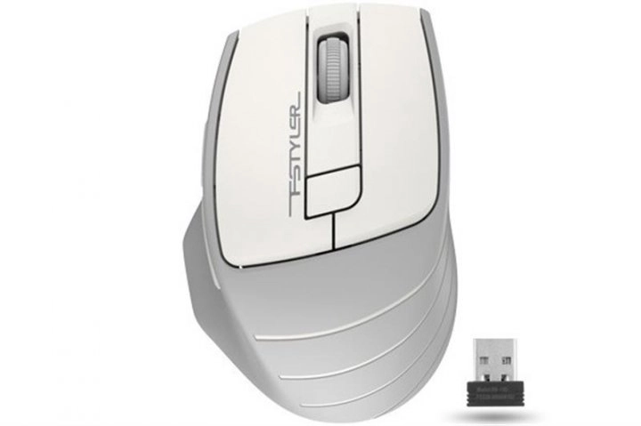 Миша бездротова A4Tech FG30 (Grey+White)