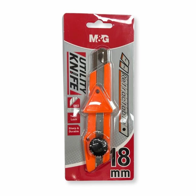 Ніж канцелярський M&G Utility 18mm rotationlock 913U7