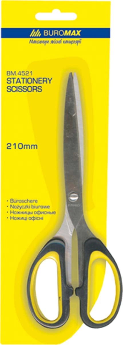 НОЖИЦІ 21см BM.4521 суцільнометалеві