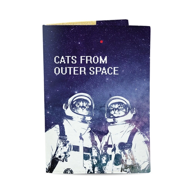 Обкладинка на паспорт Just Cover-Cats from outer space