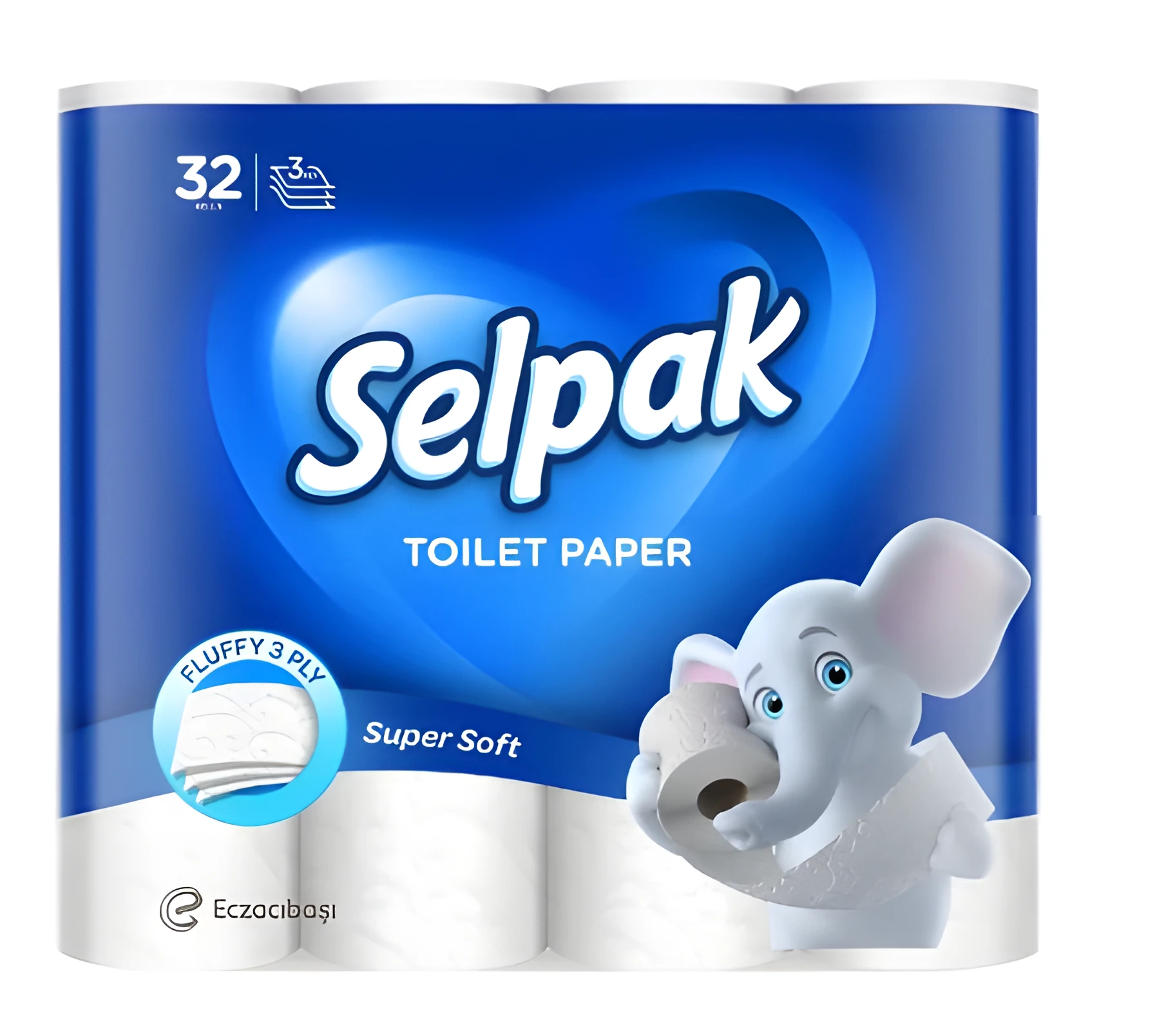 Папір туалетний Selpak 3х шаровий 18м/32шт — Паперові вироби