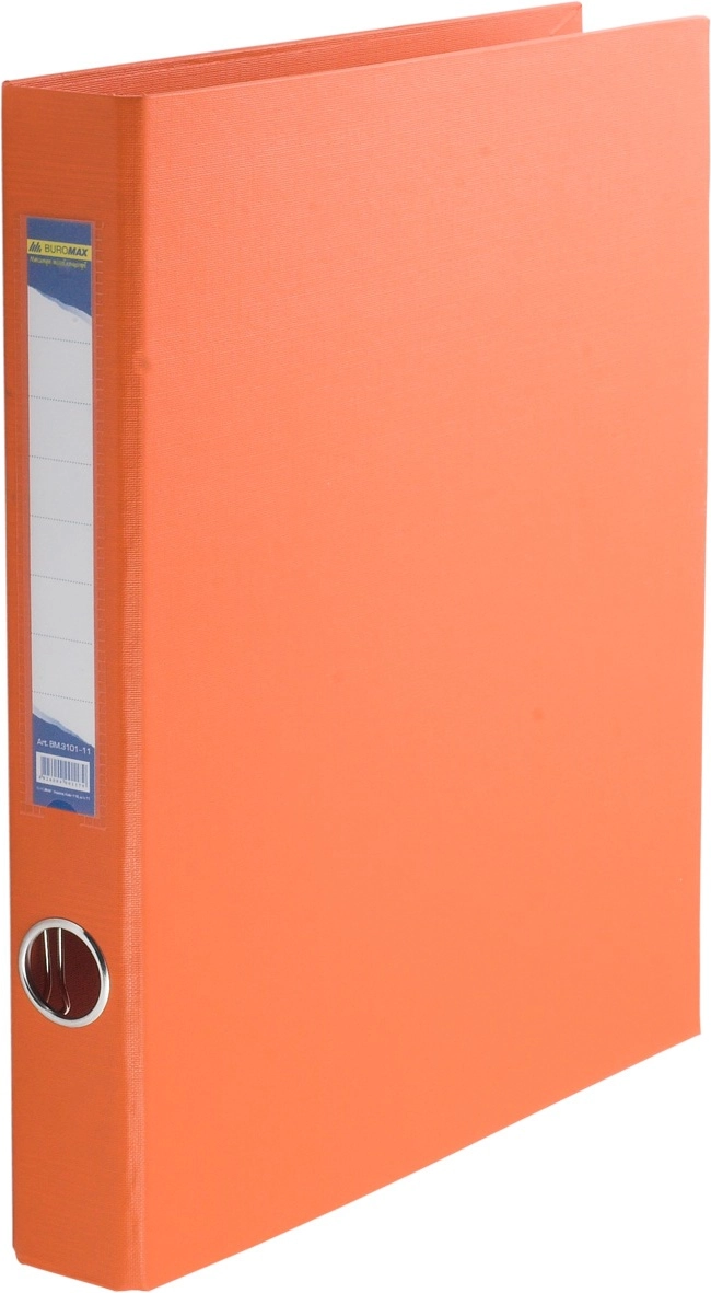 Папка А4 2 кільця 40мм PVC BM.3101 Buromax помаранчева