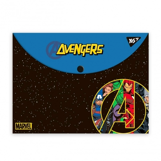 Папка-конверт YES на кнопці А4 Marvel Avengers