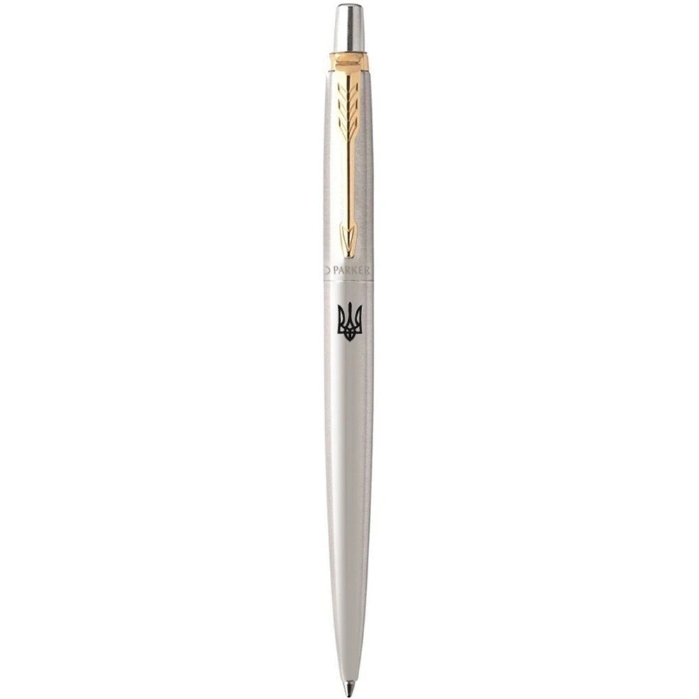 Ручка кулькова Parker Jotter 17 Ukraine SS GT BP Тризуб 16032_TR