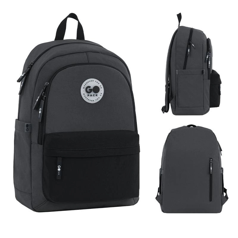 Рюкзак GoPack Education Teens 141L чорний, сірий GO26-141L-4