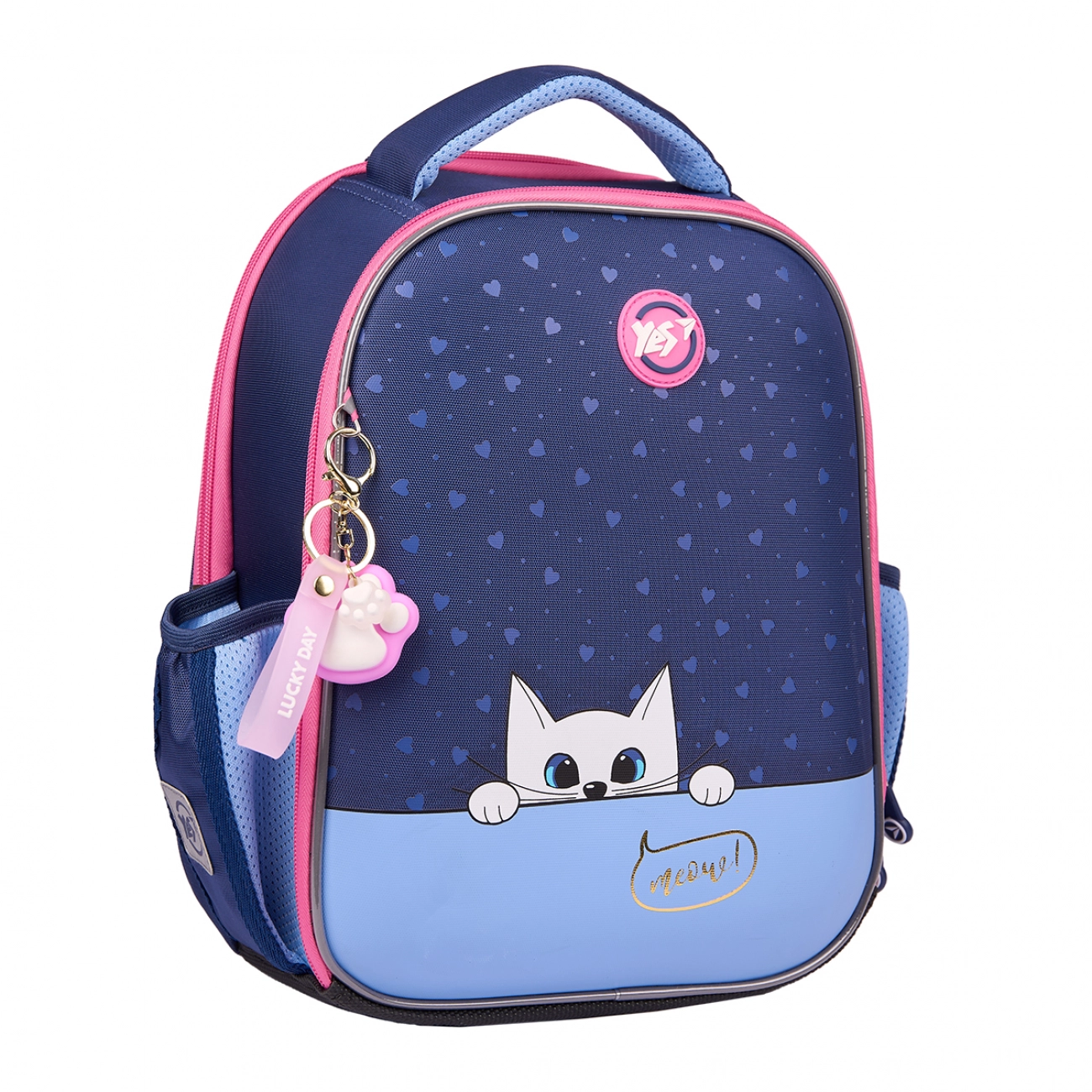 Рюкзак ортопедичний каркасний YES H-100 Meow-Meow