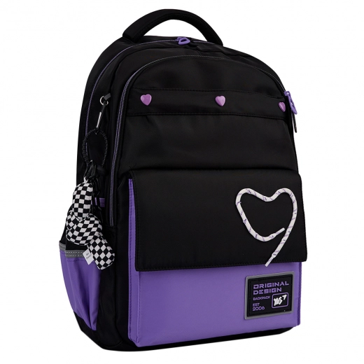 Рюкзак шкільний YES TS-48 Purple Hearts