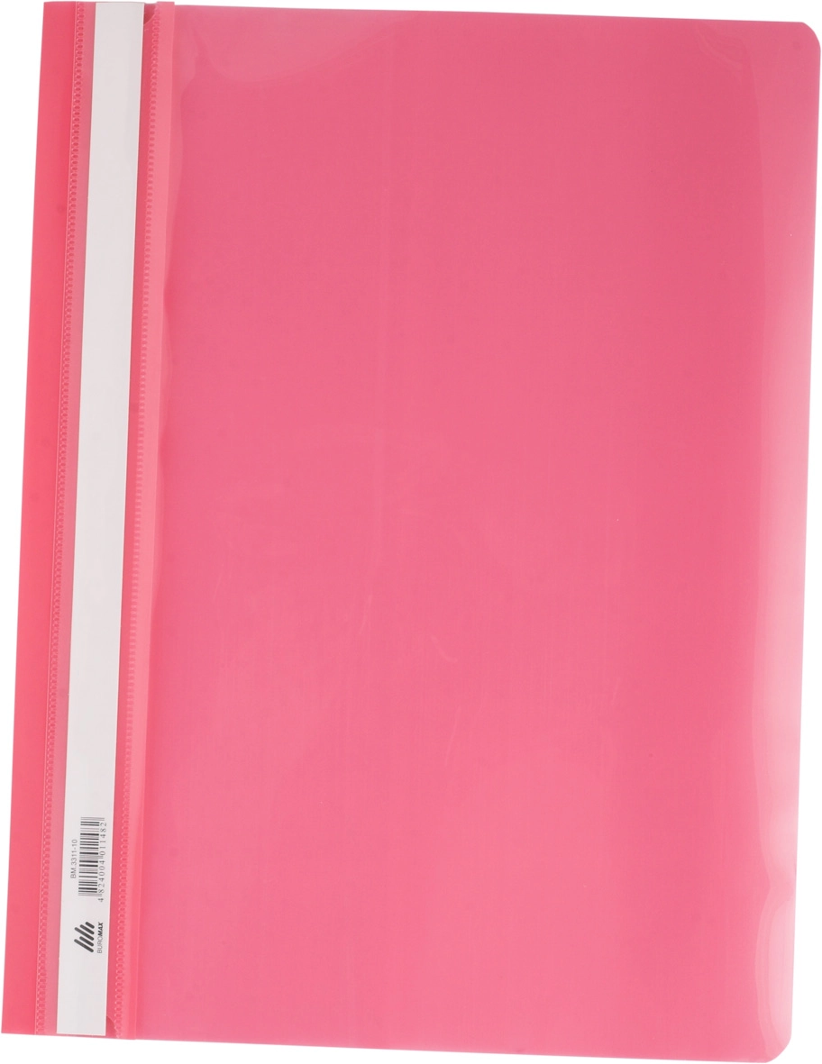 Швидкозшивач пластиковий A4 PP 3311 Buromax -10 рожевий
