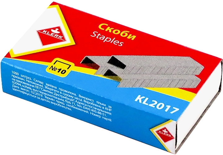 Скоби 10 KLERK 1000шт