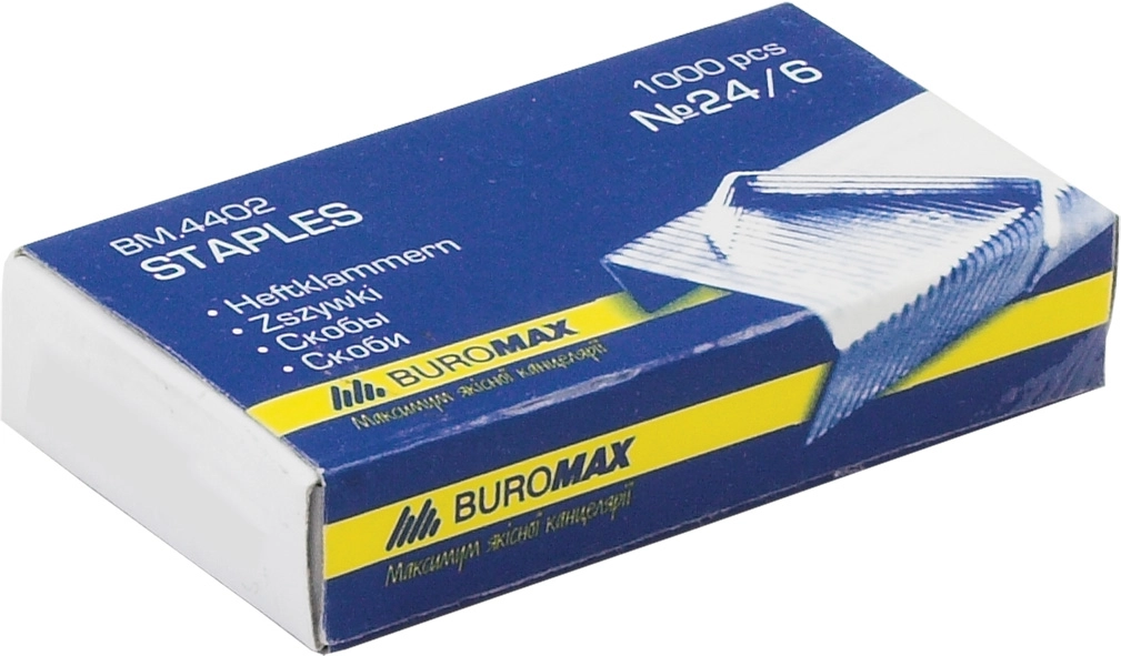 СКОБИ 24/6 JOBMAX BM. 4402 нікель