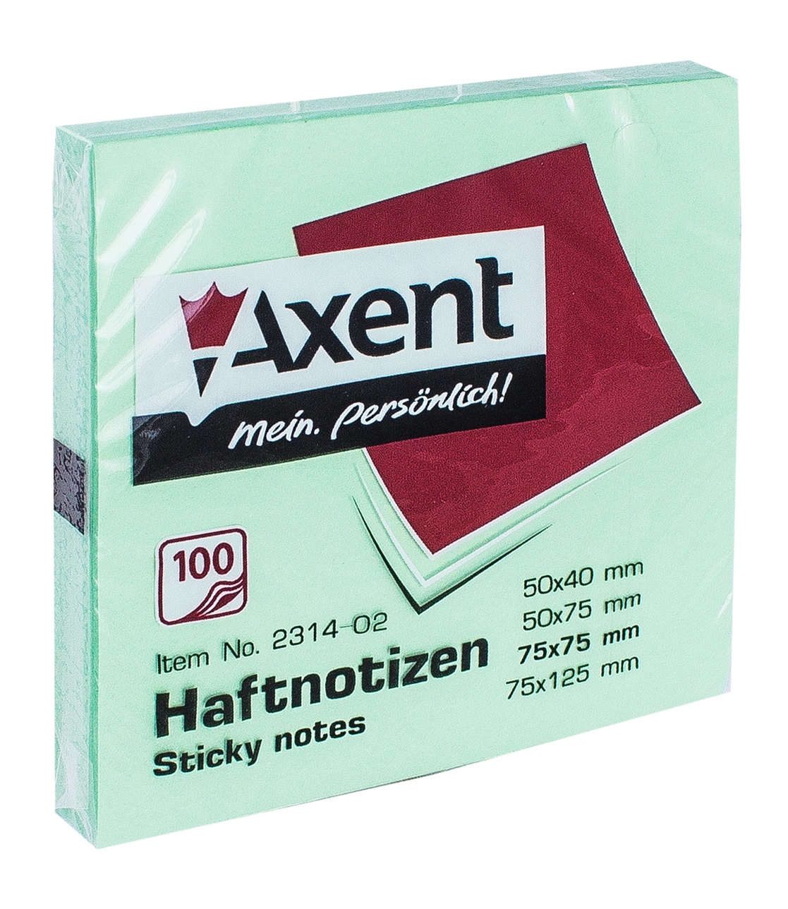 Стікер блок Axent 2314- A -02 зел.