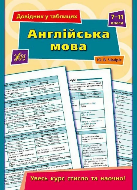 Англійська мова. Довідник у таблицях. 7–11 класи — Юлія Чіміріс