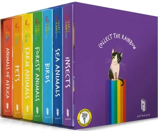 Комплект «The Rainbow» з 7 книг — Вивчення мов