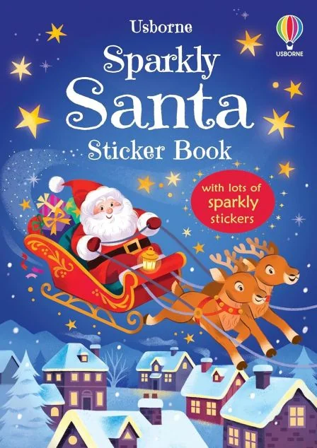 Sparkly Santa. Sticker Book — Дитяча література іноземними мовами