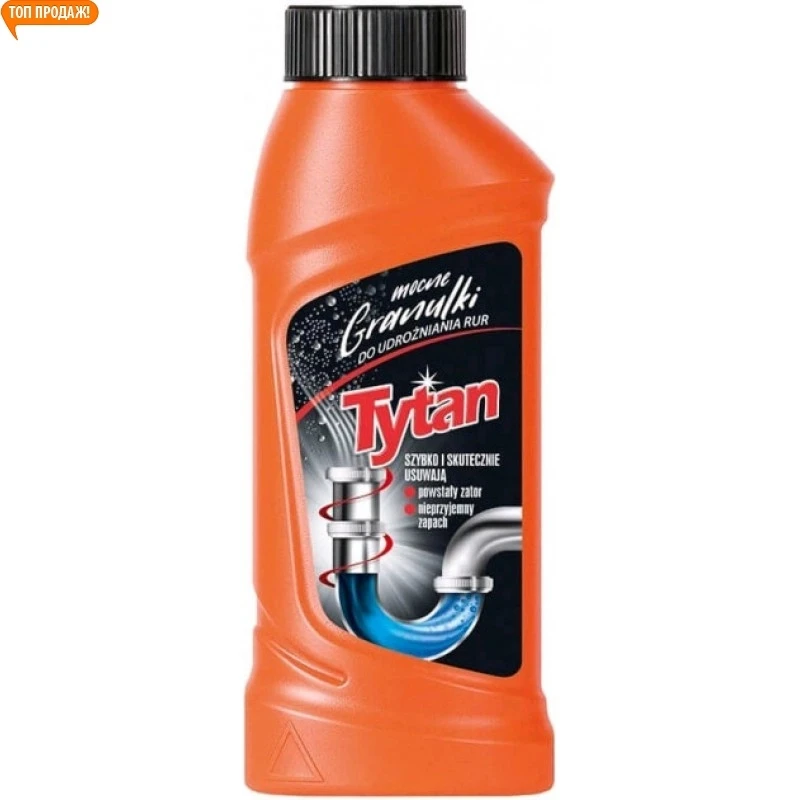 Засіб для чищення труб TYTAN 200г гранули 30720/031720