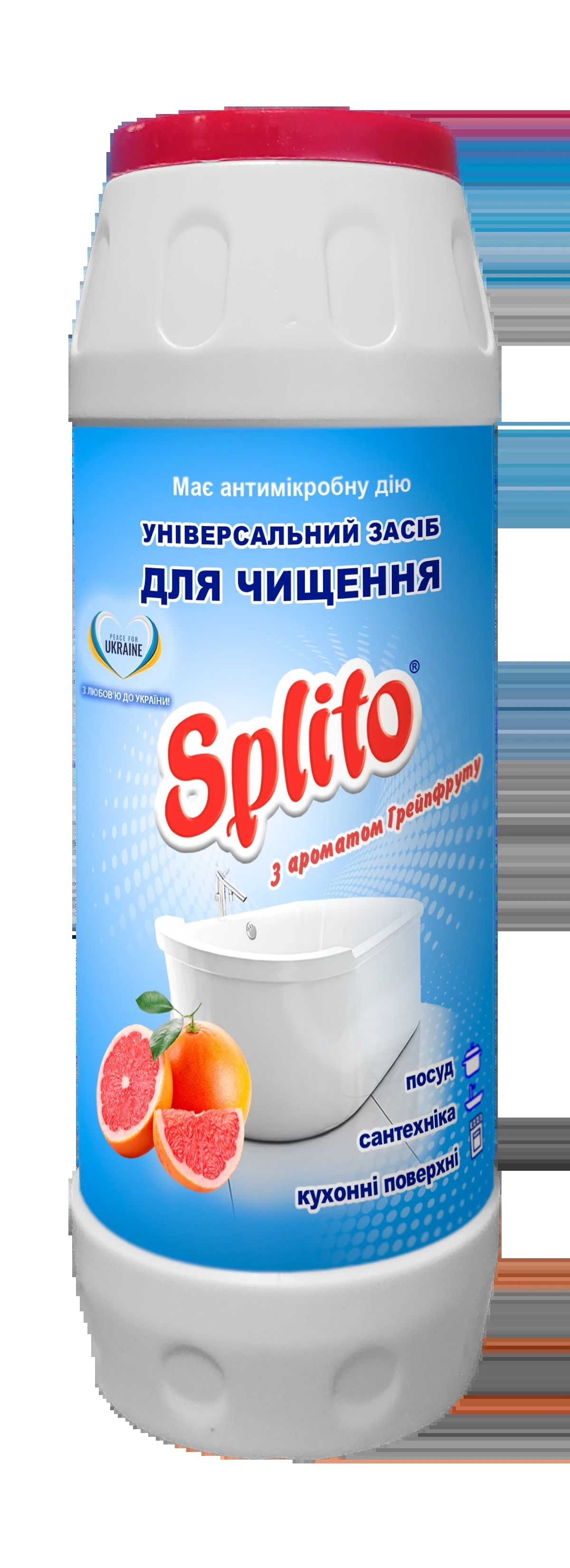 Засіб для чищення універсальний Splito з ароматом грейпфруту 500г
